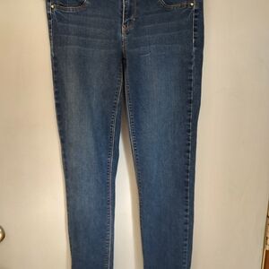 White House Black Market Noir Women's Slim Ankle Straight Fit Jeans